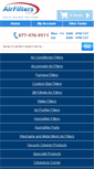 Mobile Screenshot of airfilters.com
